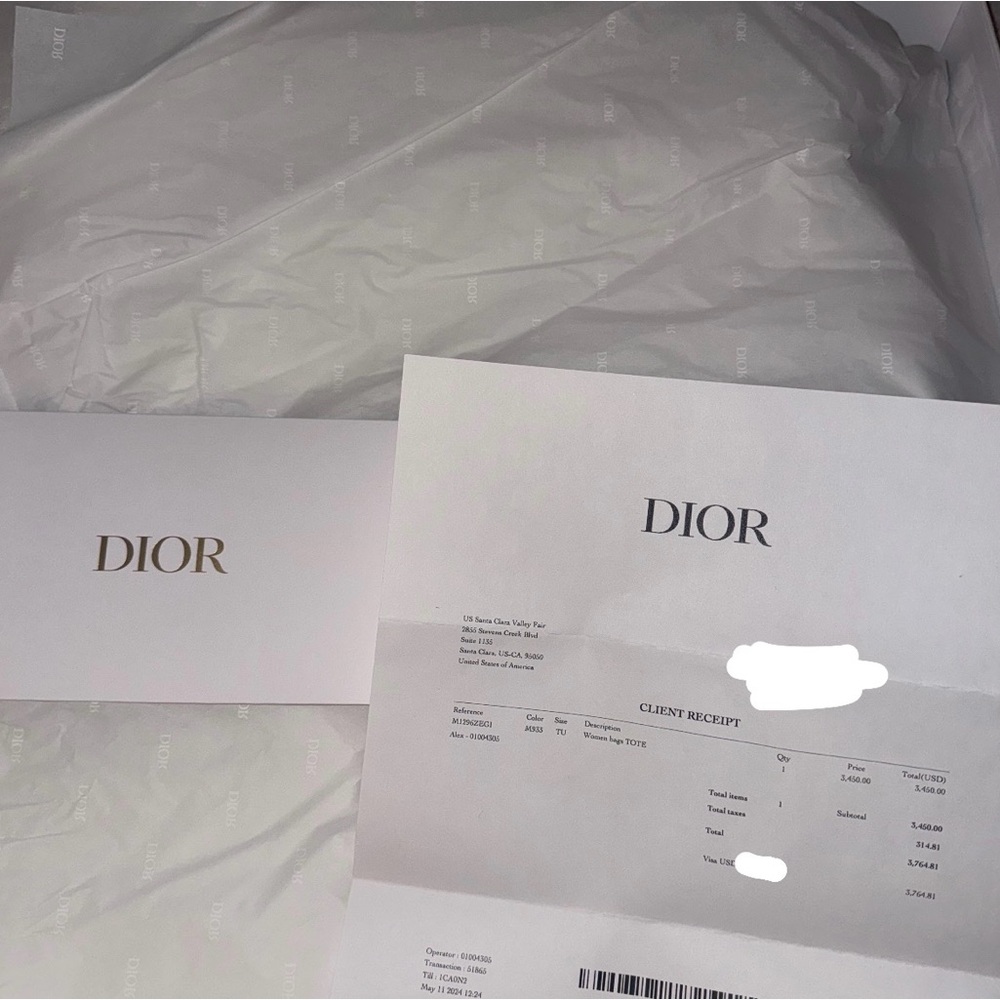 Christian Dior Paris Tote Bag BRAND NEW - Picture 7 of 7
